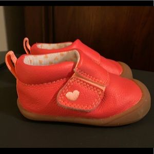 Carter’s leather booties. Baby girl size 2.5